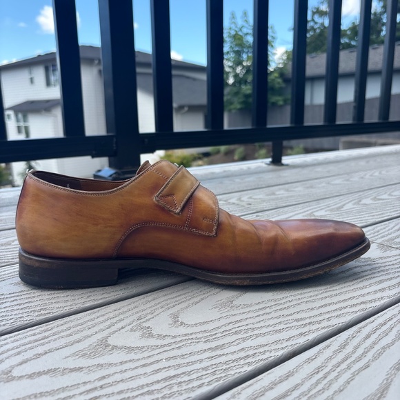 Magnanni Marco Men\'s 11M Monk Strap Cuero Loafer Dress Shoes Brown Leather 13276 main image 9